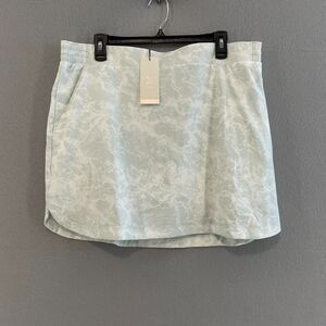 NWT Calia‎ Golf  16"Birdie Skort Women's XXL Seafoam Light Blue Elastic Wasit